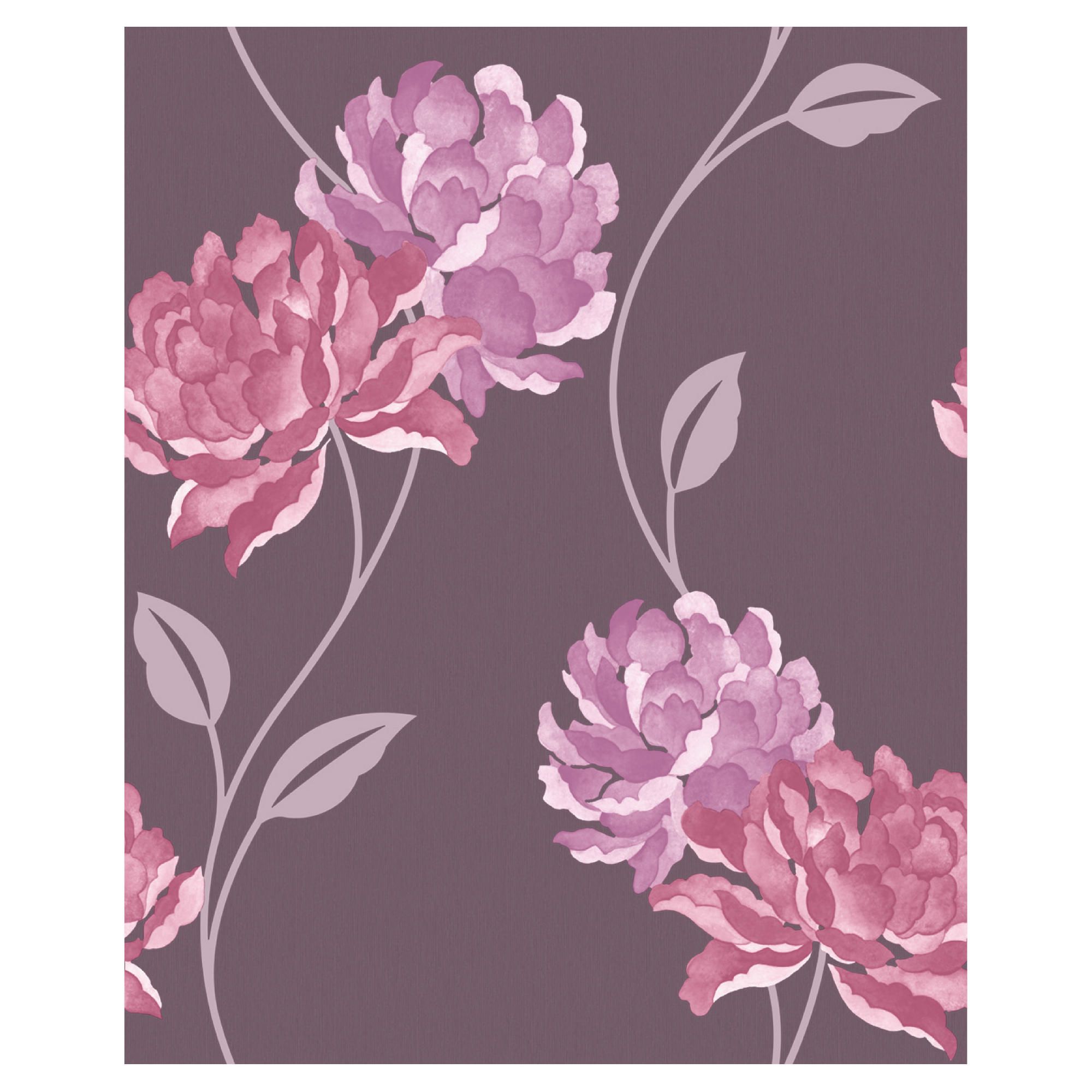 Dulux Wallpaper Peony Damson 1 Roll