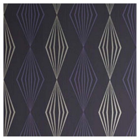 Image of Dulux Graphika Wallpaper, Blackberry