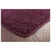 Tesco Rugs shaggy rug plum 60x110cm