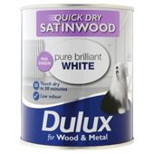 Dulux Quick Dry S/Wood Pbw 750ml