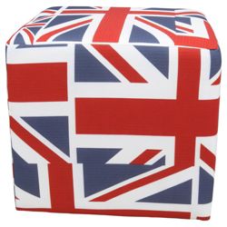 Cube Union Jack Red White And Blue
