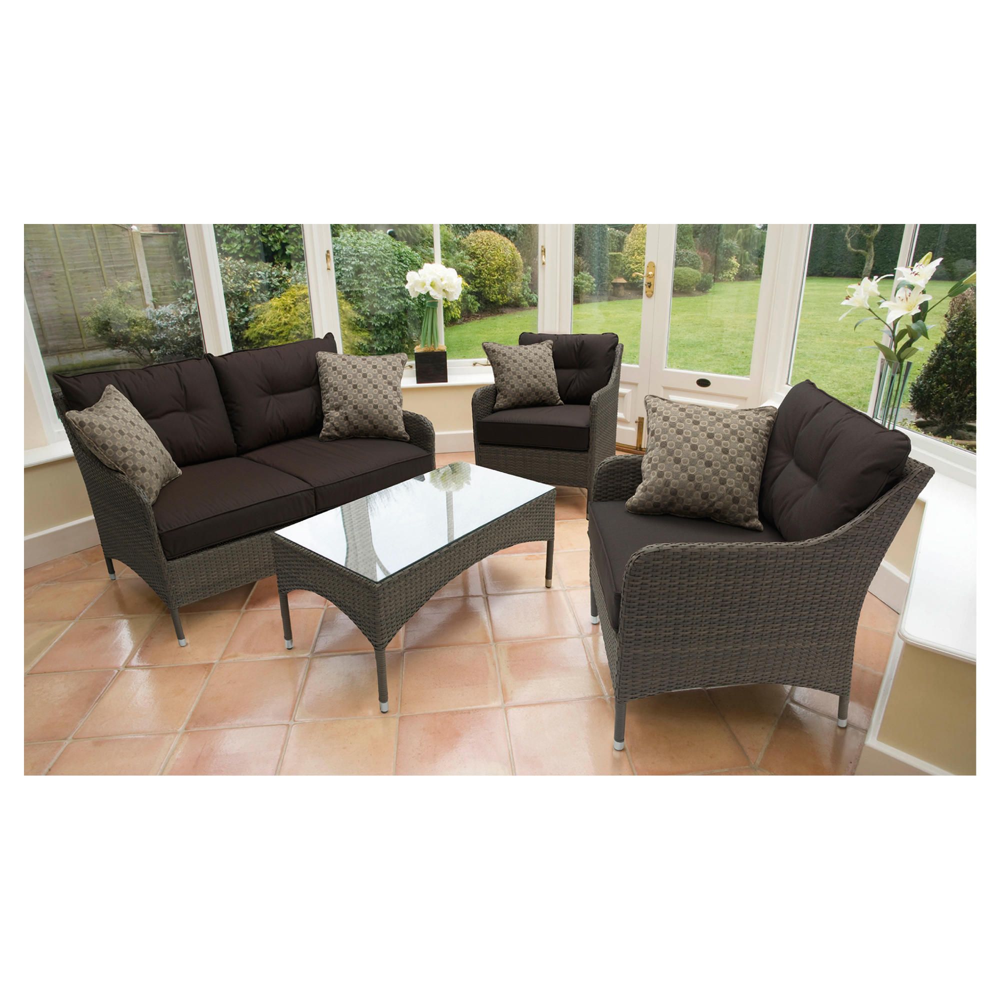 Homes & Garden 4 pc Lounge Set at Tesco Direct