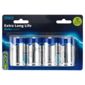 Tesco Extra long Life 4 Pack D Batteries