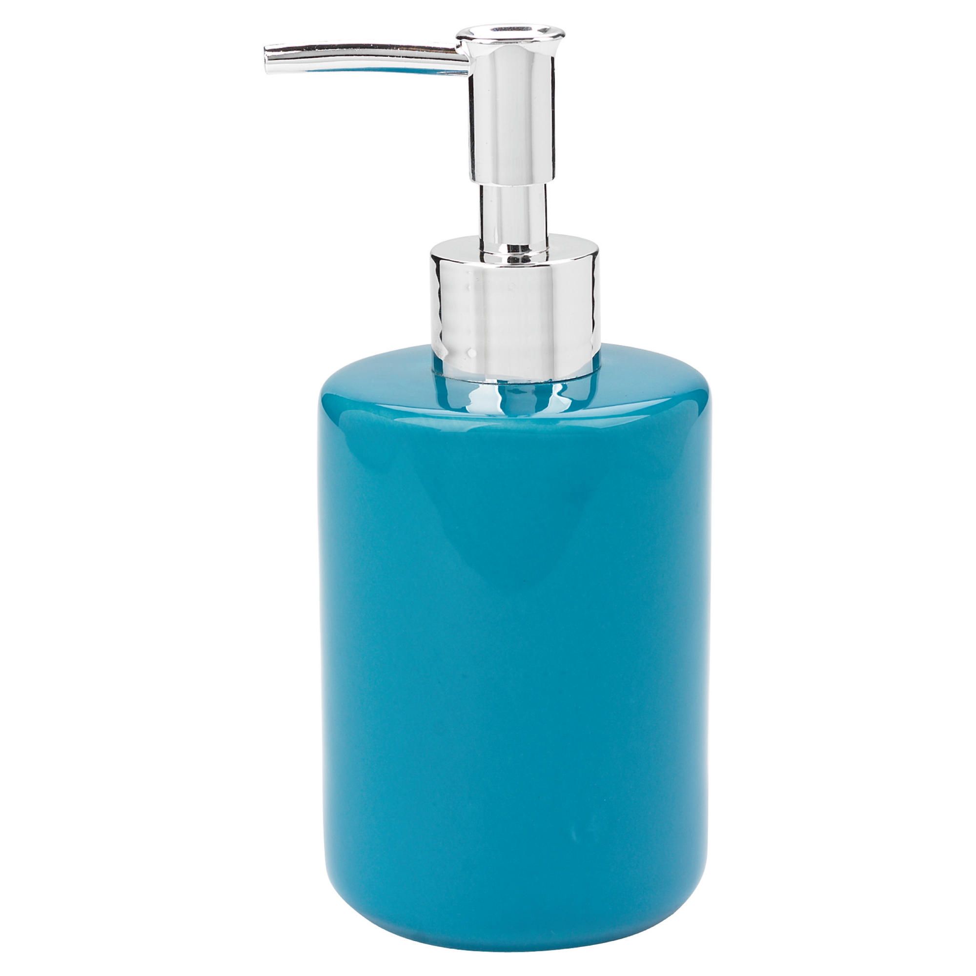 Tesco soap dispenser, turquoise