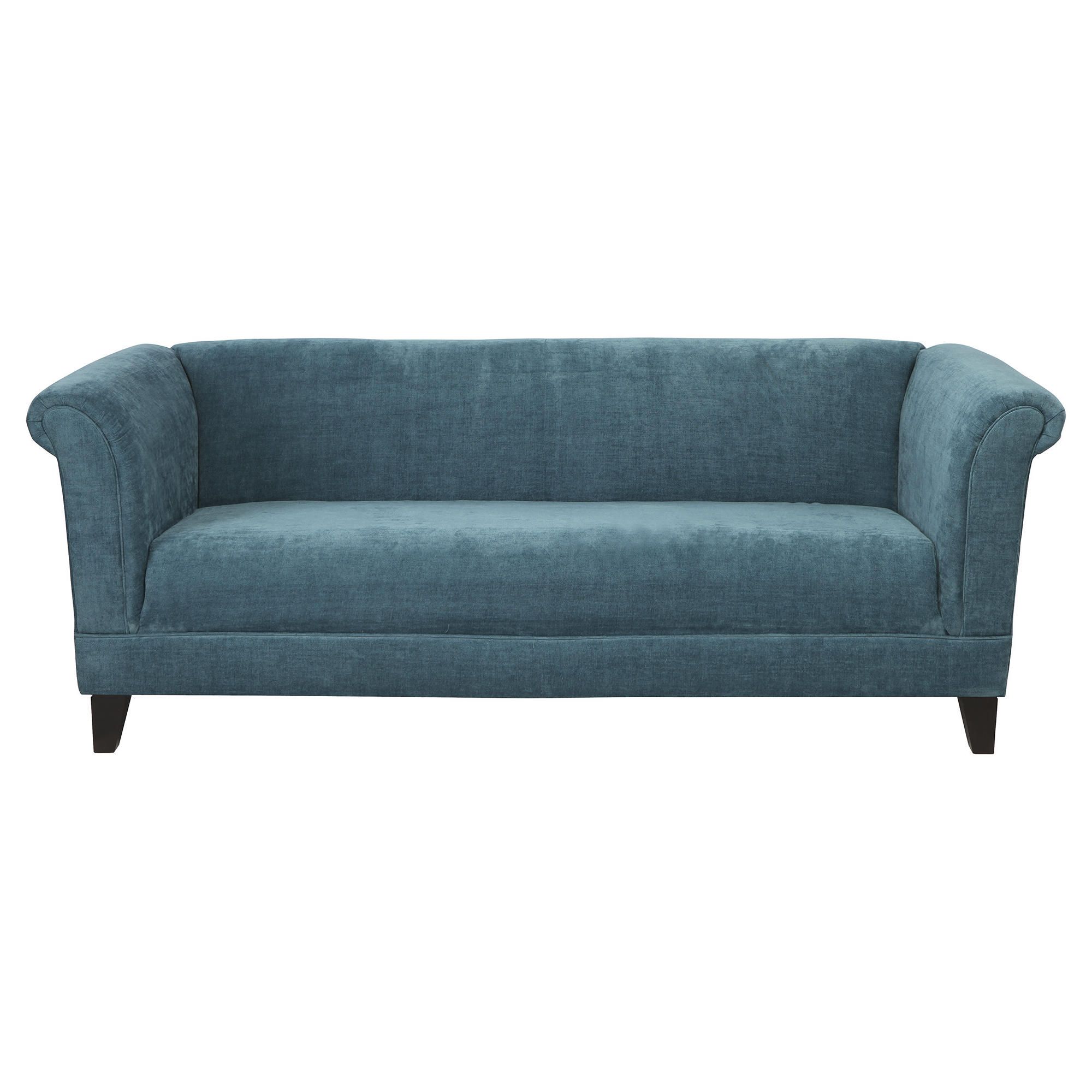 Millie Large Fabric Sofa Teal at Tesco Direct