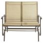 Sorrento Metal/Textilene 2 Seat Glider - Cocoa