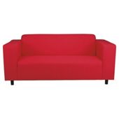 Stanza Fabric Medium Sofa Red
