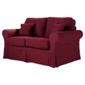 Louisa Loose Cover Only for Small Sofa Jaquard, Wine