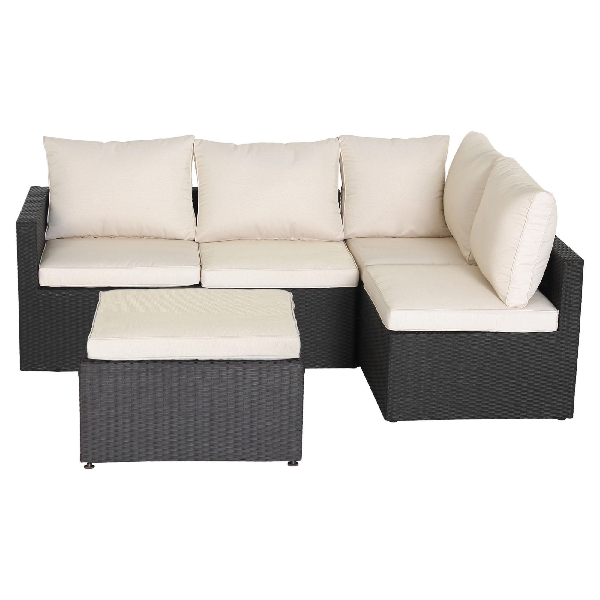 Darwin Corner Sofa Set (Aluminium) at Tesco Direct