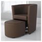 Tub And Stool Brown