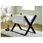 Saplings Katie Crib & Foam Mattress, Black