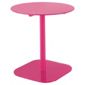 Lola Glass & Metal Side Table Pink