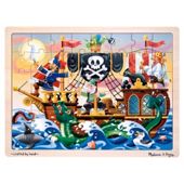 Melissa & Doug Pirate Adventure 48 piece Wooden Jigsaw Puzzle