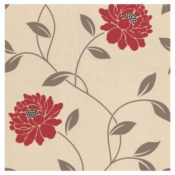 Dulux Wallpaper Camille Crimson 1 Roll