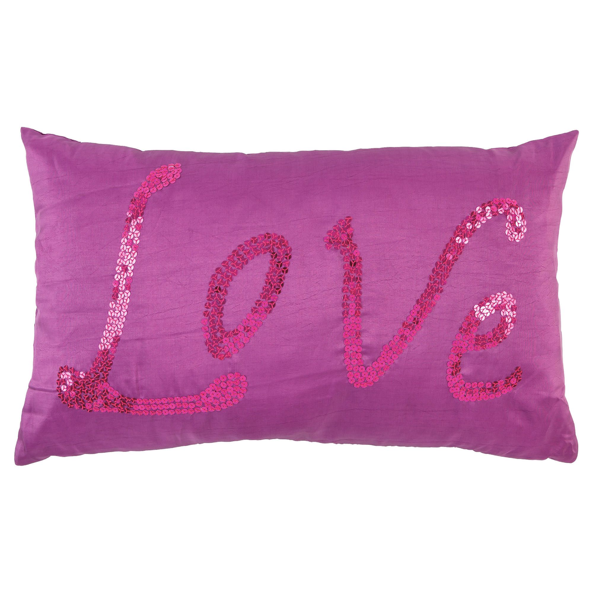 F&F Home LOVE SEQUIN CUSHION F&F Home LOVE SEQUIN CUSHION