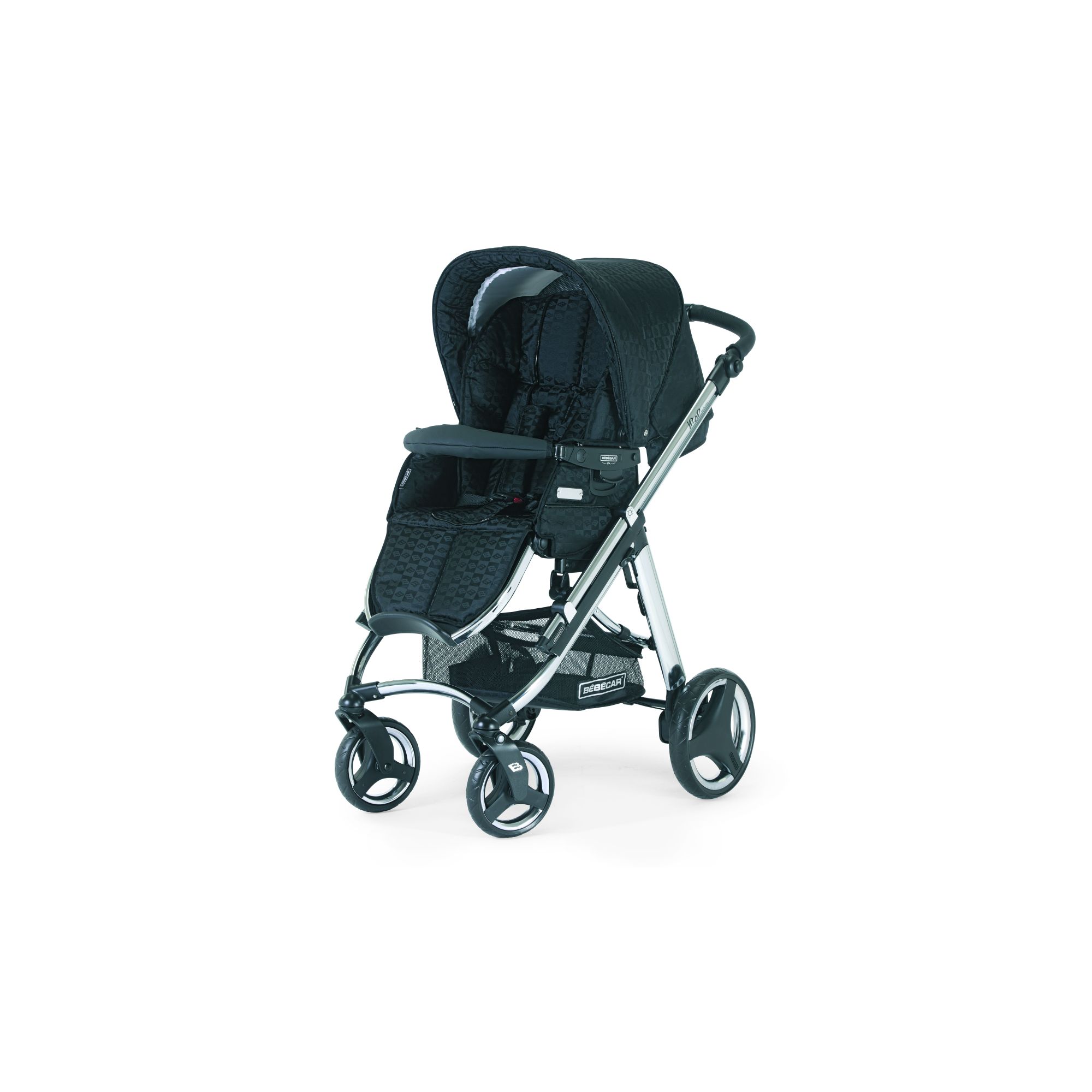 Bebecar Ip-Op chrome Evolution pushchair Black Velvet at Tescos Direct