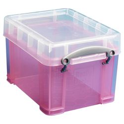 Really useful box 3l translucent pink