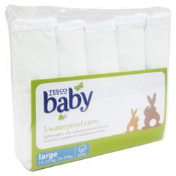 Tesco waterproof pants large 5pack