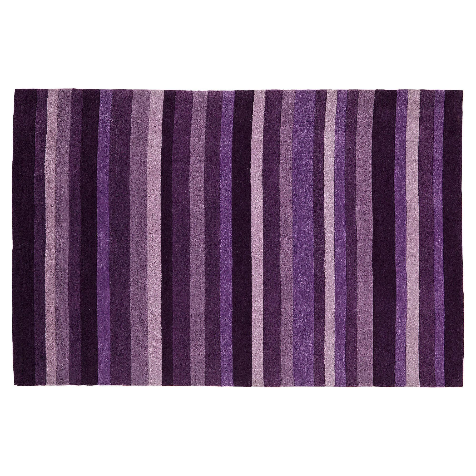 Tesco Stripes rug plum 150x240cm