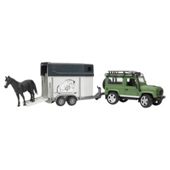 Land Rover, Horse Trailer & Horse
