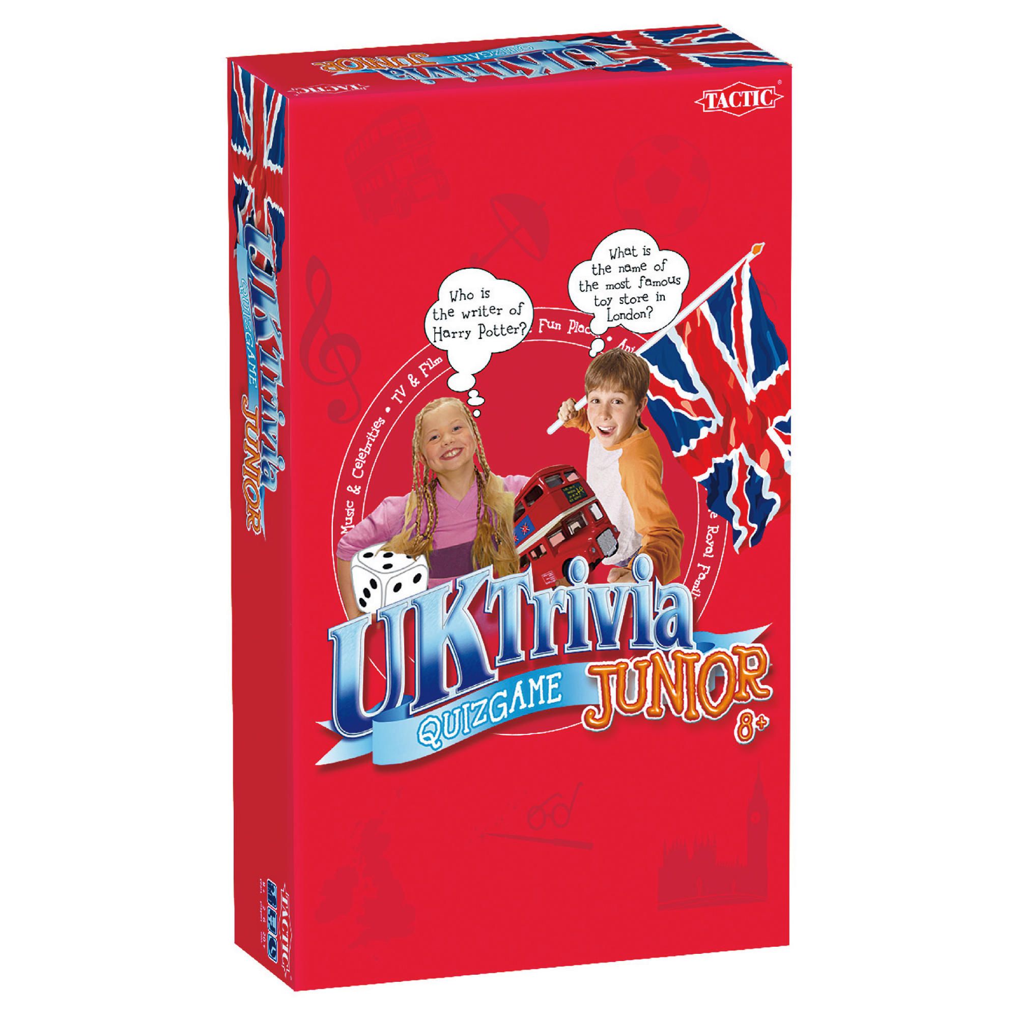 UK Trivia Junior Travel Game 
