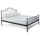 Rouen Double Bed Frame, Black