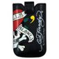 Ed Hardy Universal Mobile Phone Leather Sleeve Apple iPhone Black