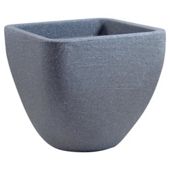 Small Square Top Round Base Planter Granite 33cmxH30cm
