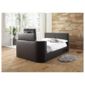 Charlotte Double Gas Lift Tv Bed Frame, Brown