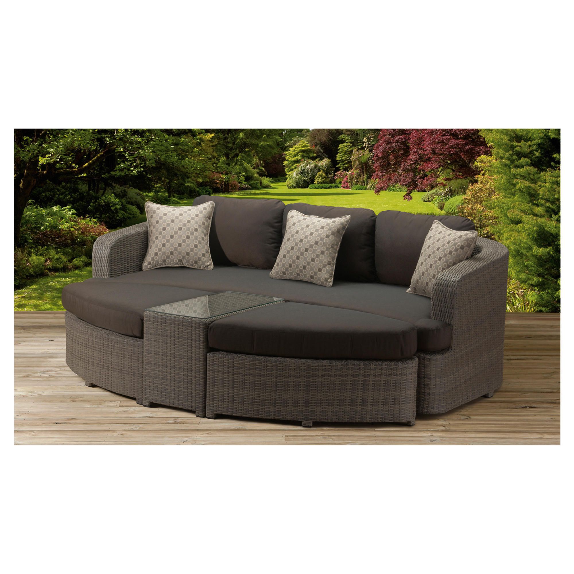 Homes & Gardens 3 Seat Lounger at Tescos Direct