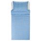 Tesco Value Kids Single Duvet Set Blue Gingham