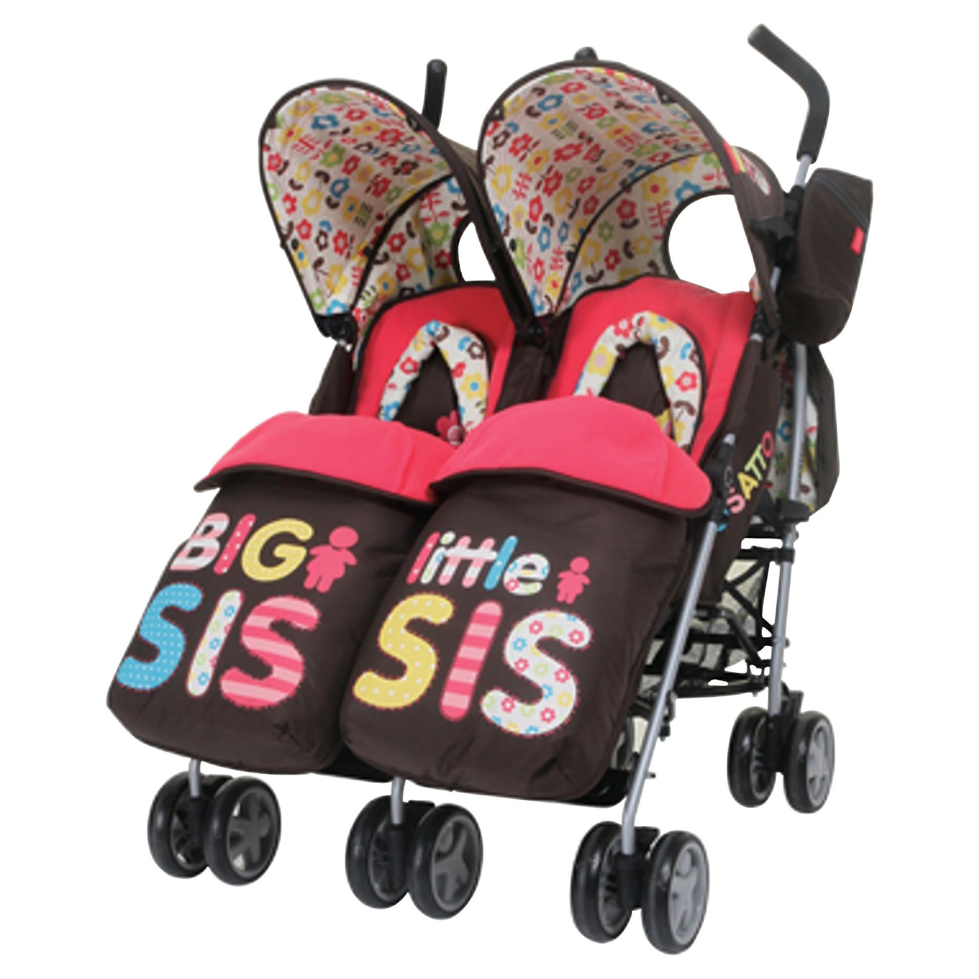 Cosatto Twin Pushchair - Big Sis Little Sis