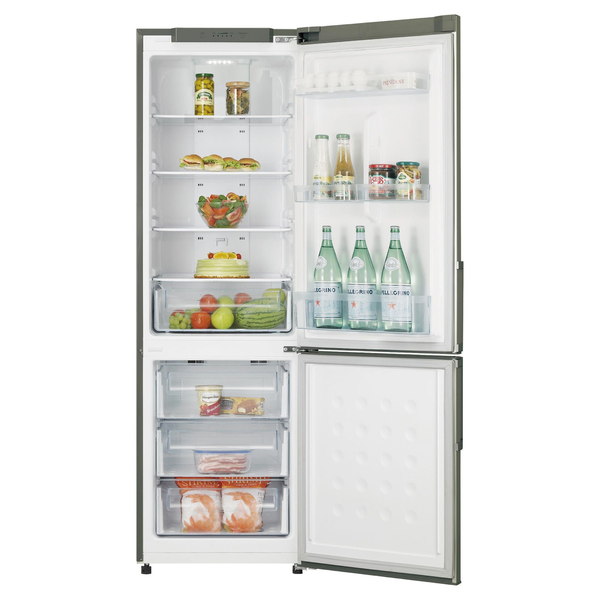 Samsung Rl34Lgmh1/Xeu Manhattan Silverâ Fridge Freezer Samsung Rl34Lgmh1/Xeu Manhattan Silverâ Fridge Freezer