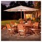 Dorney Teak 6 Seat Set Dressed inc Parasol