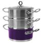 Morphy Richards 3 Tier Steamer, Purple