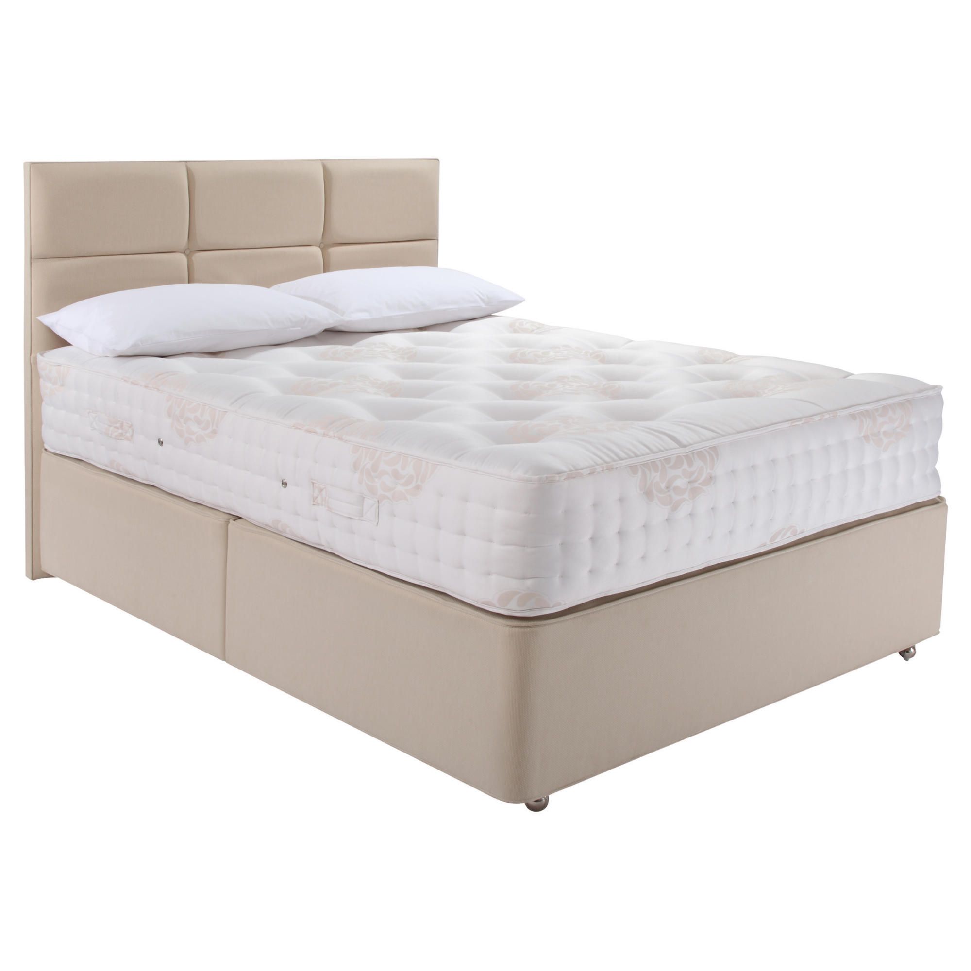 Relyon Luxury 1500 Non Storage Divan Bed King at Tesco Direct