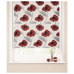 Poppy Roller Blind 90x160cm Red