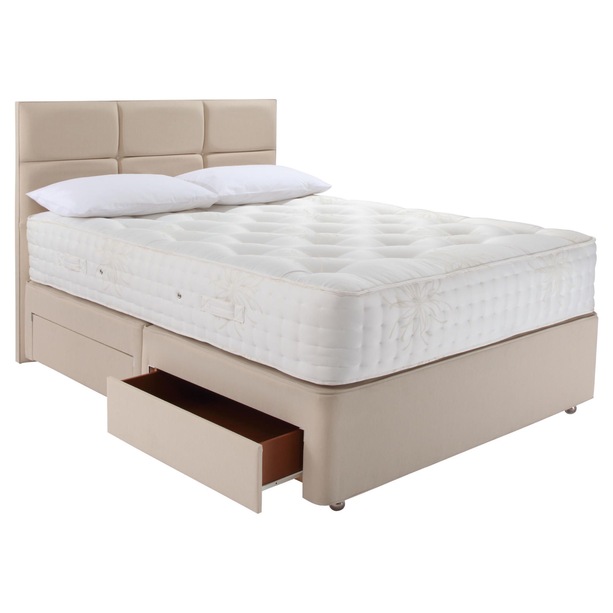 Relyon Luxury 1800 4 Drawer Divan Bed Superking at Tesco Direct