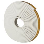 Rubber  P Profile Self Adhesive Draught Excluder White