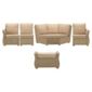 Corsica 5 Piece Suite Conservatory Set (Left, Right, Armless, Corner & Footstool)