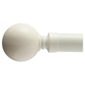 29mm Metal Curtain Pole Ball Finial 2.4M Cream