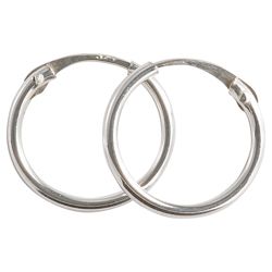 Sterling Silver Hoop Earring Set