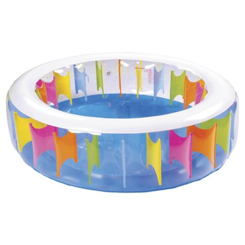 Image of Tesco Giant Rainbow Paddling Pool