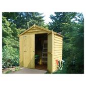 Finewood Apex Pressure Treated Overlap Double Door 4x6