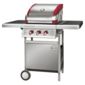 MasterChef Contender Stainless Steel 2 Burner Gas BBQ + Side Burner