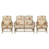 Morley 3 Piece Suite Conservatory Set (sofa & 2 x chairs)