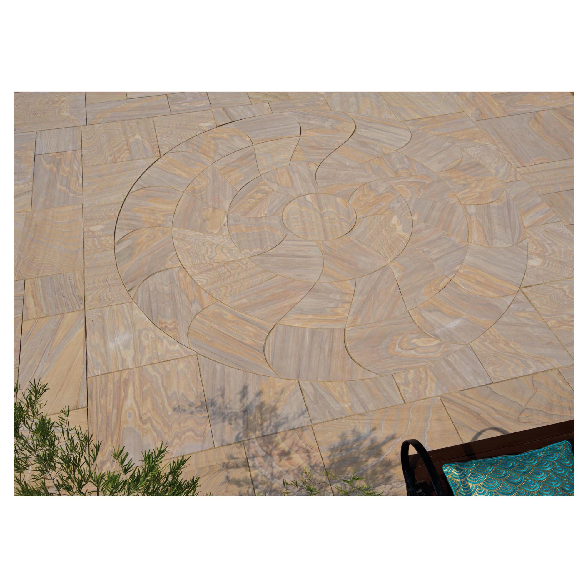 Elegance Mirage Rufina Circle Patio Kit at Tesco Direct