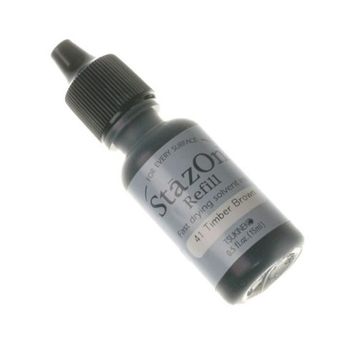 Image of Stazon Ink Timber Brown Reink