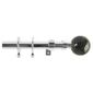Premium 25/28mm Curtain Pole Black Mosaic Finial 1.2-2.1M