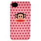 Paul Frank Deflector Case for Apple iPhone 4/4S - Multi Hearts Julius